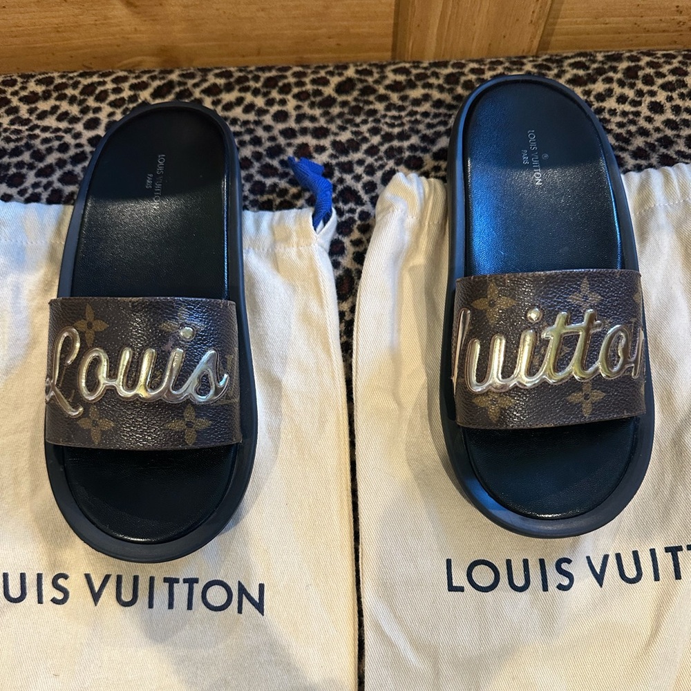 Authentic Louis Vuitton Slides